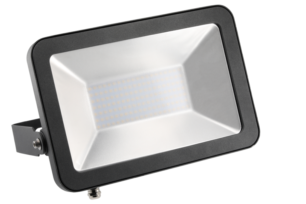 LED floodlight VIPER, 150 W, 15000 lm, 4000K, AC220-240V, IP65, 120°, gray