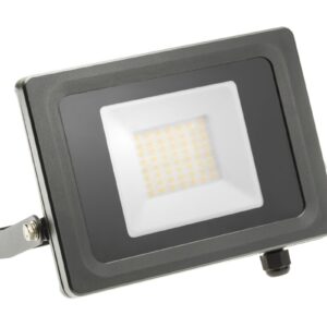 LED floodlight VIPER, 30 W, 2700 lm, 4000K, AC220-240V, IP65, 120°, gray