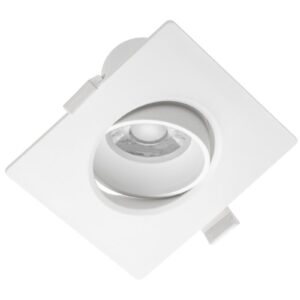 LED spotlight VOLARE, 10 W, 800 lm, 4000K, AC175-250V, PF>0.5, RA>80, IP20, 38°, square