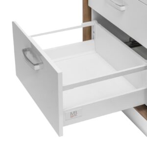 Modern Box square 350mm high 40kg white