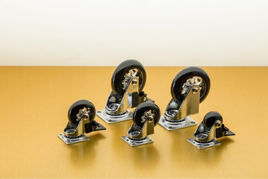 Furniture wheel, Brazylia, black, 50mm (without brake)