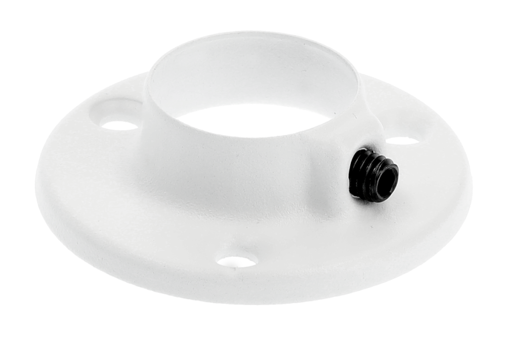 Rail socket fi 25 steel (white)
