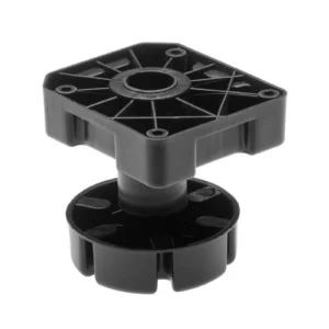 Leg ML heavy duty 500 kg h 85-125mm plastic black NEW