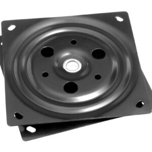 Square swivel bracket, 175x175mm, black