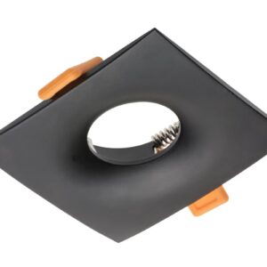 Spot luminaire housing AURORA, IP20, square, black
