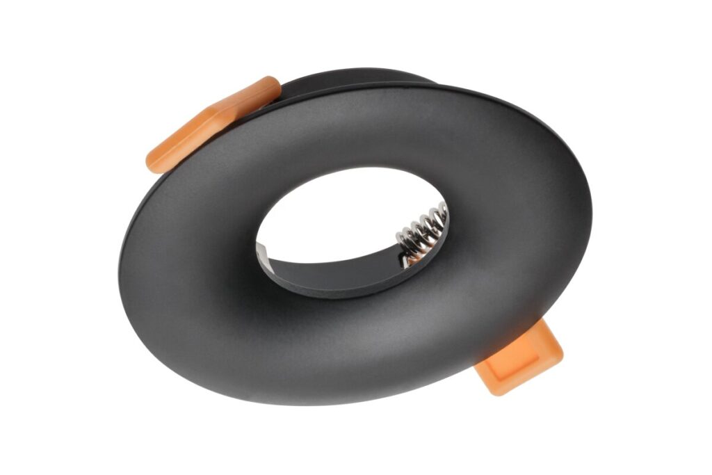 Spot luminaire housing AURORA, IP20, round, black