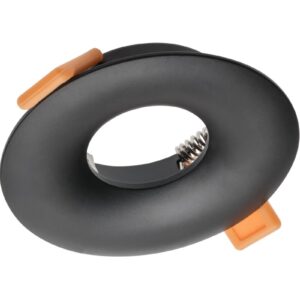 Spot luminaire housing AURORA, IP20, round, black