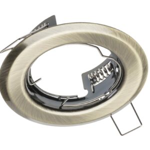 Ceiling spot light fixture PARMA II, IP20, round, old gold