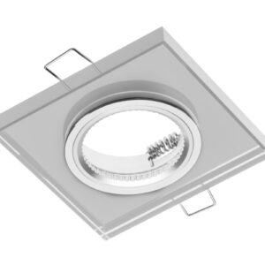 Spot luminaire housing PALACE II, IP20, square, white