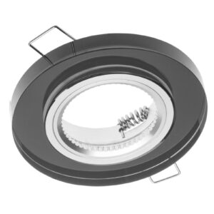 Spot luminaire housing PALACE II, IP20, round, black
