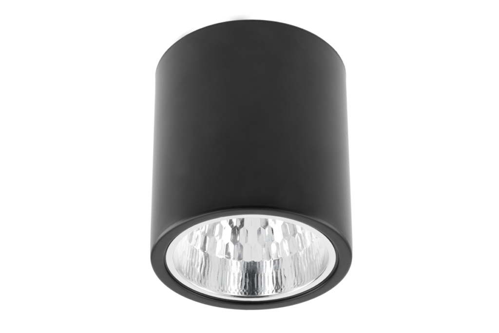 Ceiling luminaire DRAGO, E27, max. 60 W, IP20, 133×148 mm, black