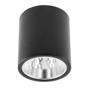 Ceiling luminaire DRAGO, E27, max. 60 W, IP20, 133×148 mm, black