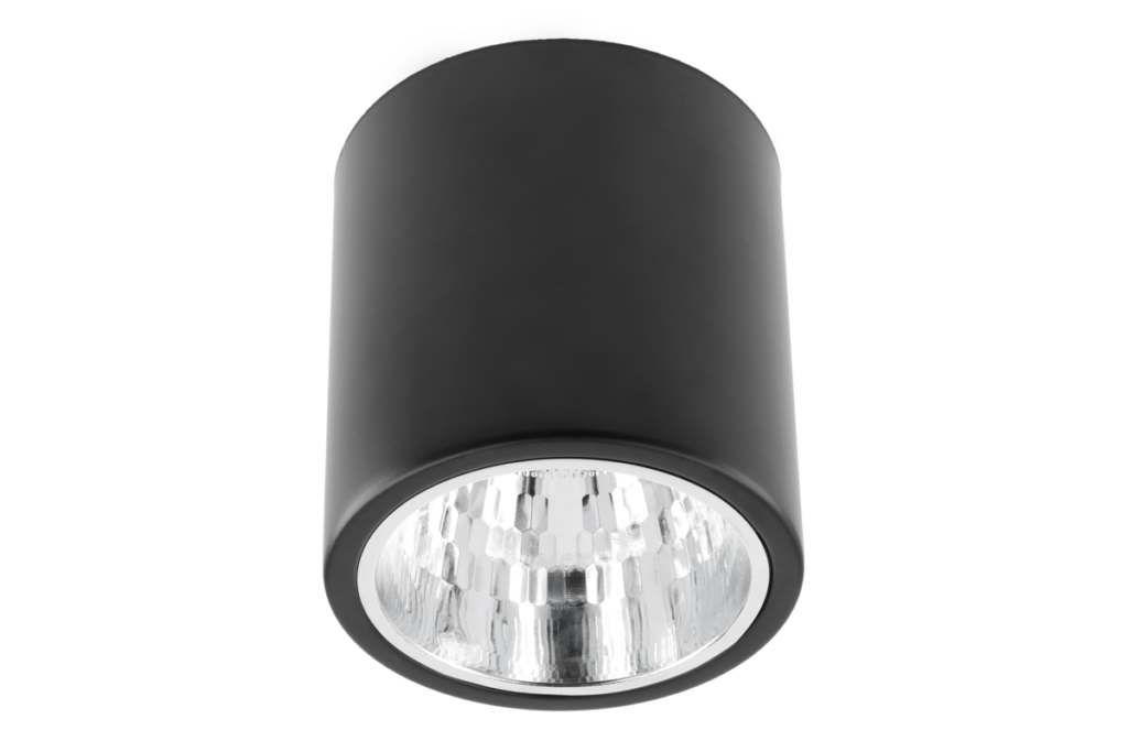 Ceiling luminaire DRAGO, E27, max. 60 W, IP20, 172×180 mm, black