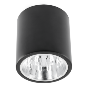 Ceiling luminaire DRAGO, E27, max. 60 W, IP20, 172×180 mm, black