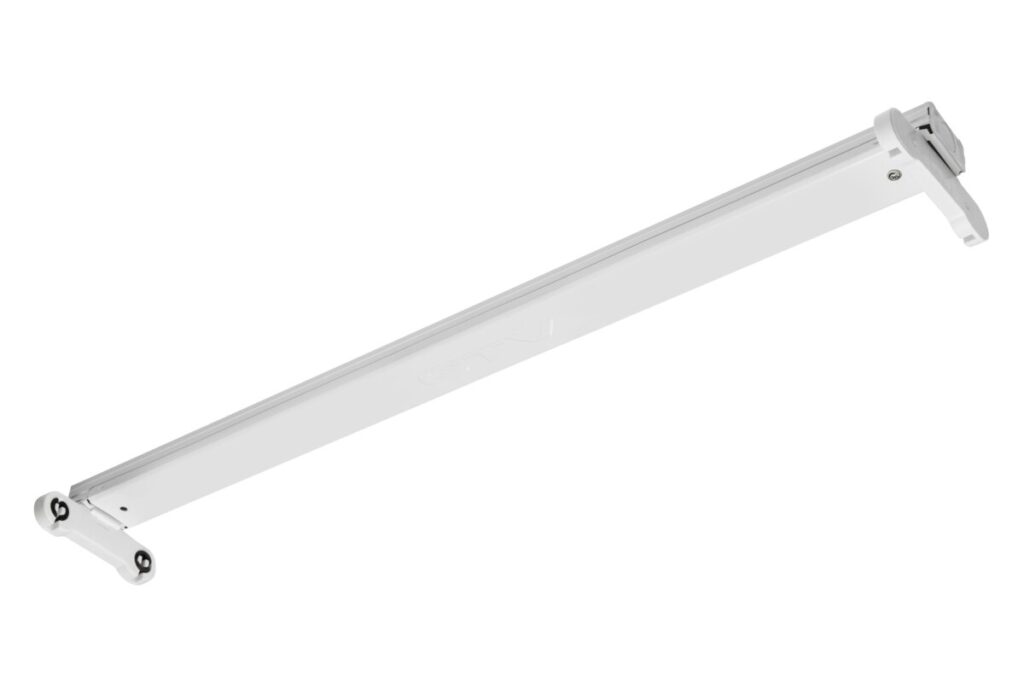 G-TECH Luminaire OSL SLIM-2×120 T8 LED (single-sided connection), G13, IP20, surface-mounted, white