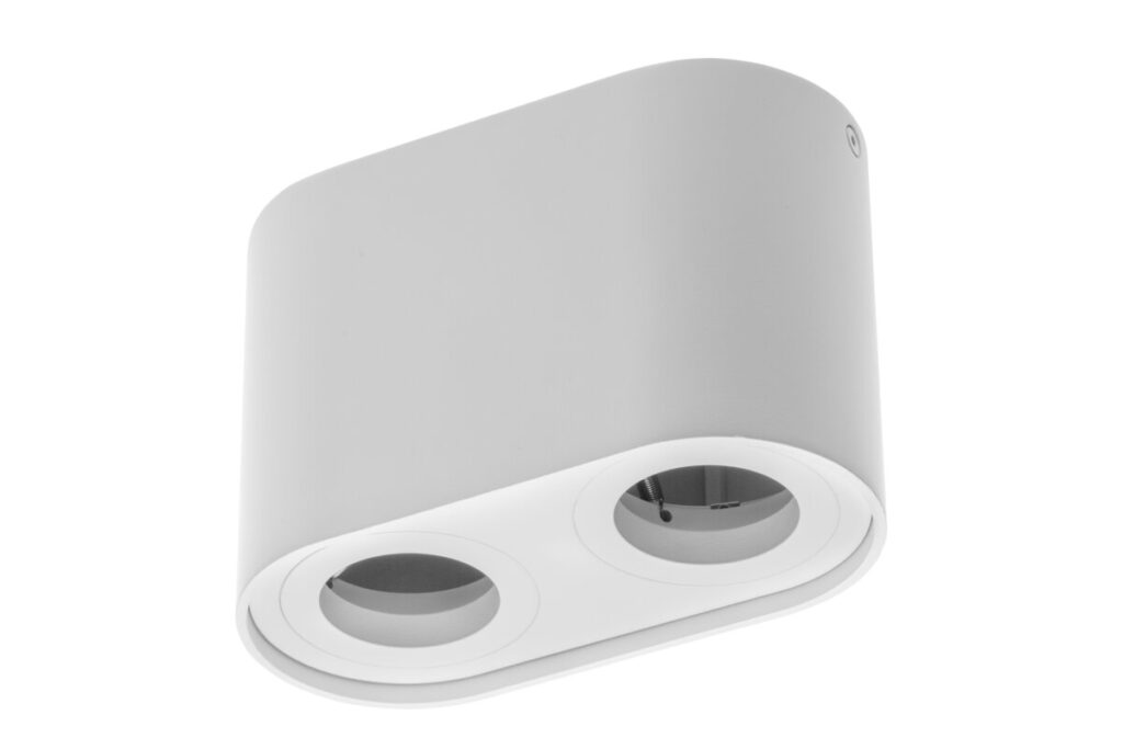 Ceiling luminaire SENSO DUO, GU10, 83x165x110 mm, IP20, max. 50 W, white