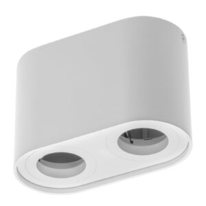Ceiling luminaire SENSO DUO, GU10, 83x165x110 mm, IP20, max. 50 W, white