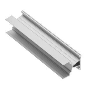 LED partition aluminum profile narrow, studded GLAX silver PLATE 19mm L= 3007 mm