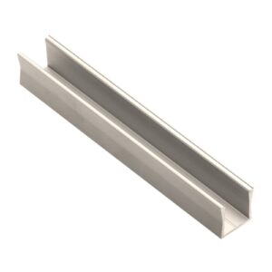 Profile GLAX MINI high for LED strip, surface-mounted, 2 m, champagne