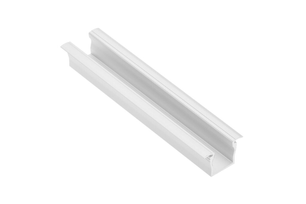 Profile GLAX MINI high for LED strip, recessed, 2 m, white