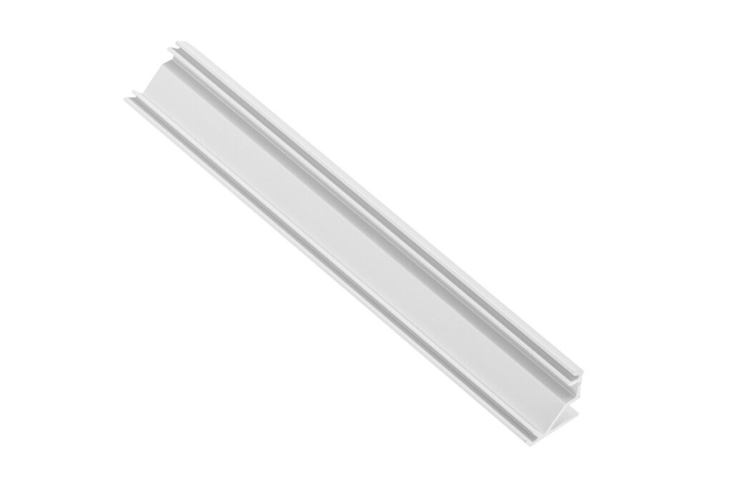 Profile GLAX for LED strip, corner surface-mounted, 2 m, white