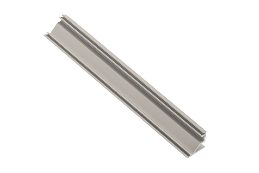 Profile GLAX for LED strip, corner surface-mounted, 2 m, champagne