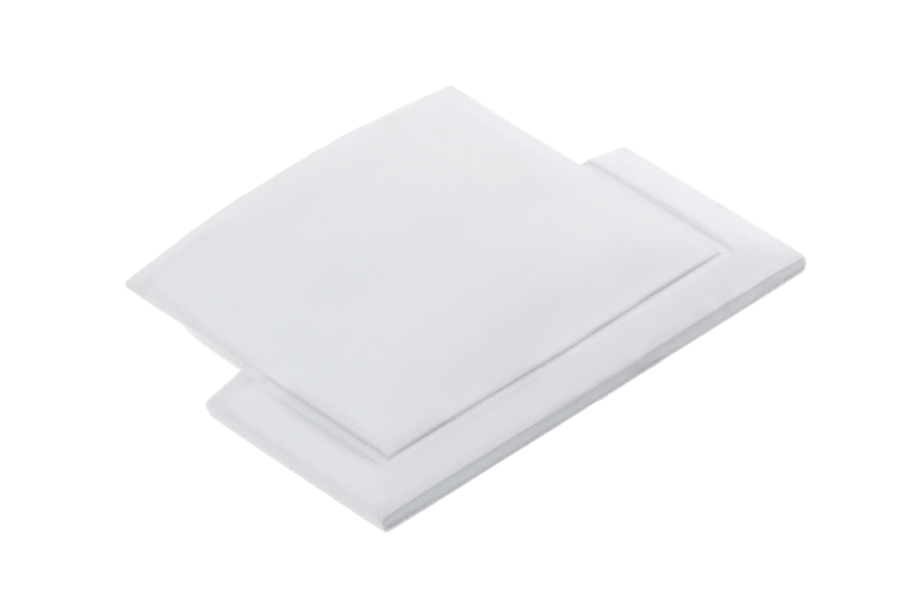 Plug for profile PA-GLAX-AL, (set of 10 pcs.), white