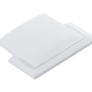Plug for profile PA-GLAX-AL, (set of 10 pcs.), white