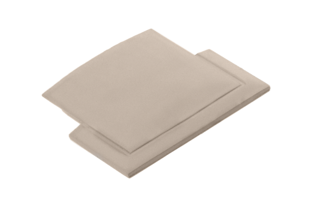 Plug for profile PA-GLAX-AL, (set of 10 pcs.), champagne