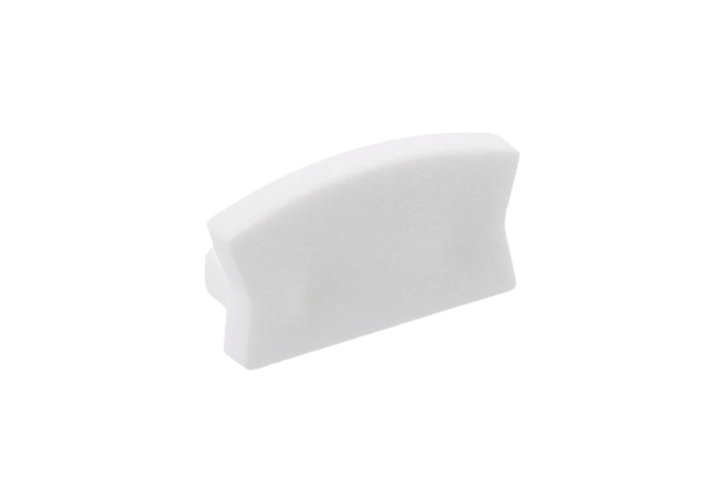 Plug for profile GLAX MINI, (set of 10 pcs.), white