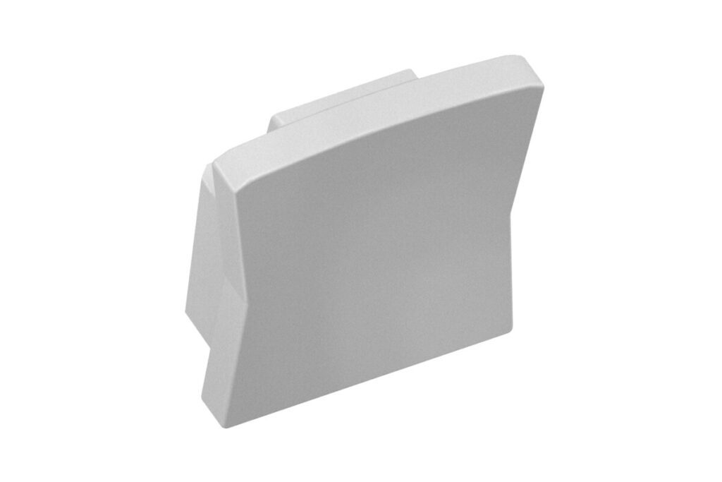 Plug for profile PA-GLAXMNKW-AL, (set of 10 pcs.), gray