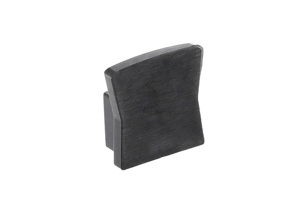 Plug for profile PA-GLAXMNKW-AL, (set of 10 pcs.), black