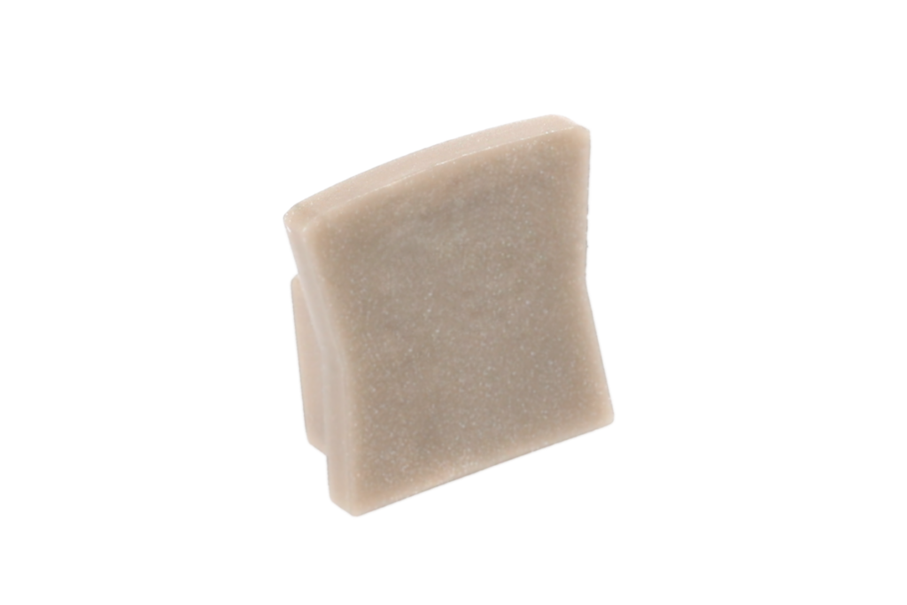 Plug for profile PA-GLAXMNKW-AL, (set of 10 pcs.), champagne