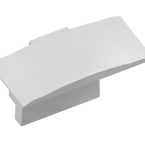 Standard plug for recessed profile PA-GLAXMW-AL, (set of 10 pcs.), gray