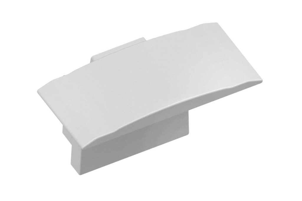 Plug for profile LED GLAX MINI high, (set of 10 pcs.), gray