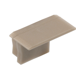 Standard plug for recessed profile PA-GLAXMW-AL, (set of 10 pcs.), champagne