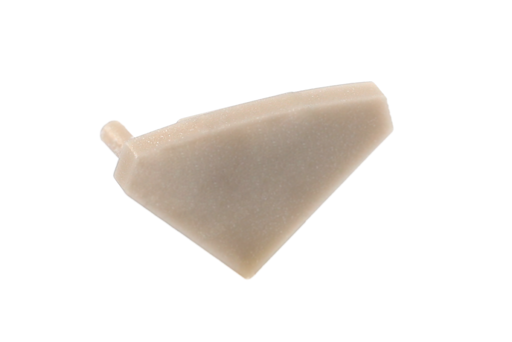 Plug for corner surface-mounted profile GLAX, left 5pcs.+right, (set of 10 pcs.), champagne
