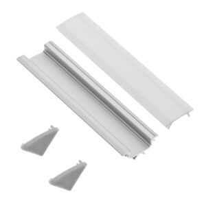 Set GLAX corner (profile, plugs, diffuser)