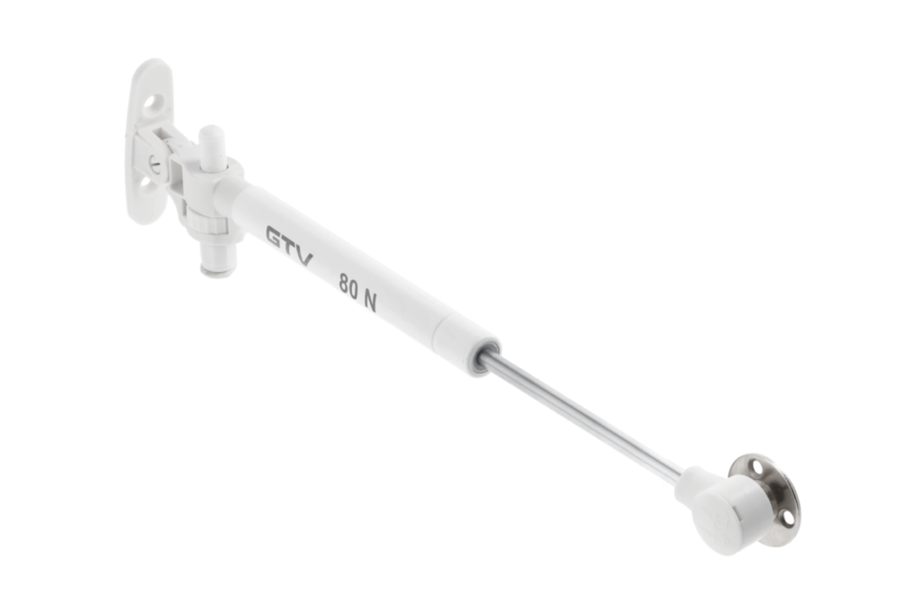 Gas stay lift 80n with soft closing white