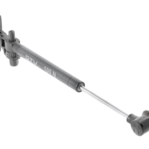 Gas stay lift 100n with soft closing grey anthracite