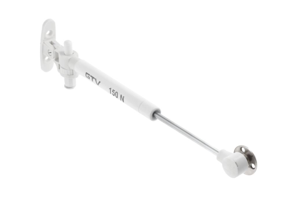Gas stay lift 150n with soft closing white