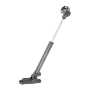 Gas stay lift 150n with soft closing without adjustment grey anthracite
