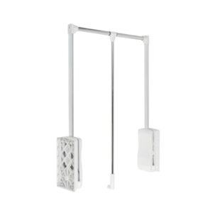 Pantograph with gas lift, 545mm – 700mm (steel – white)