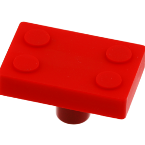 Rubber handle Block red