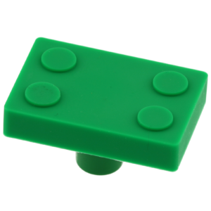 Rubber handle Block green