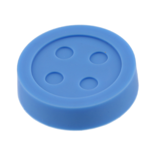 Rubber handle Button blue