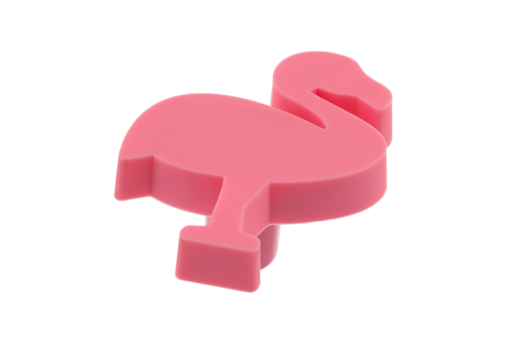 Rubber handle Flaming pink