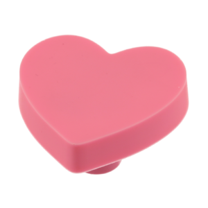 Rubber handle Heart, pink