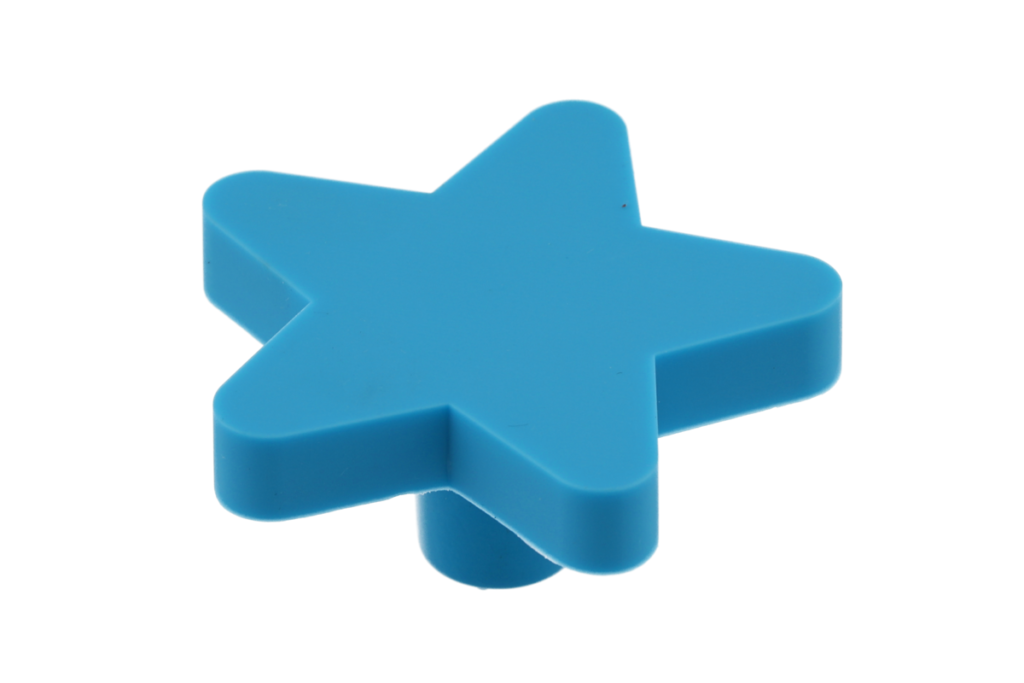 Rubber handle Star blue