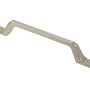 Zamak handle FLAVIO C=128 mm inox